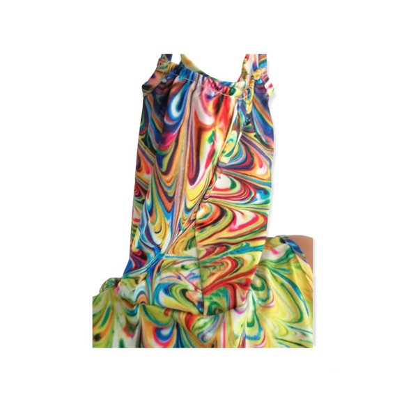 new Onepiece Pride Rave Shirt w. Built-in Mask Multocolor L - Picture 7 of 7